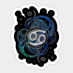 Cancer Zodiac Sign Water element Sticker